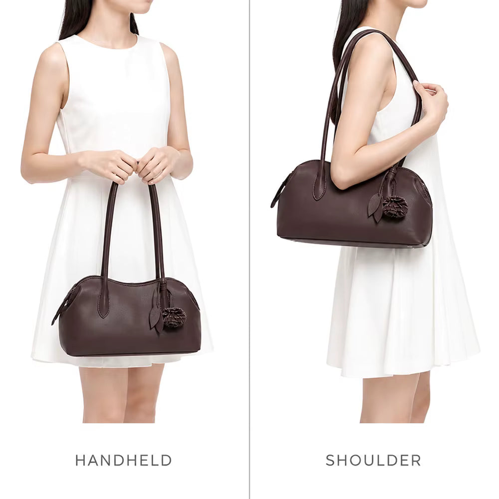 CELINE LEATHER SHOULDER BAG