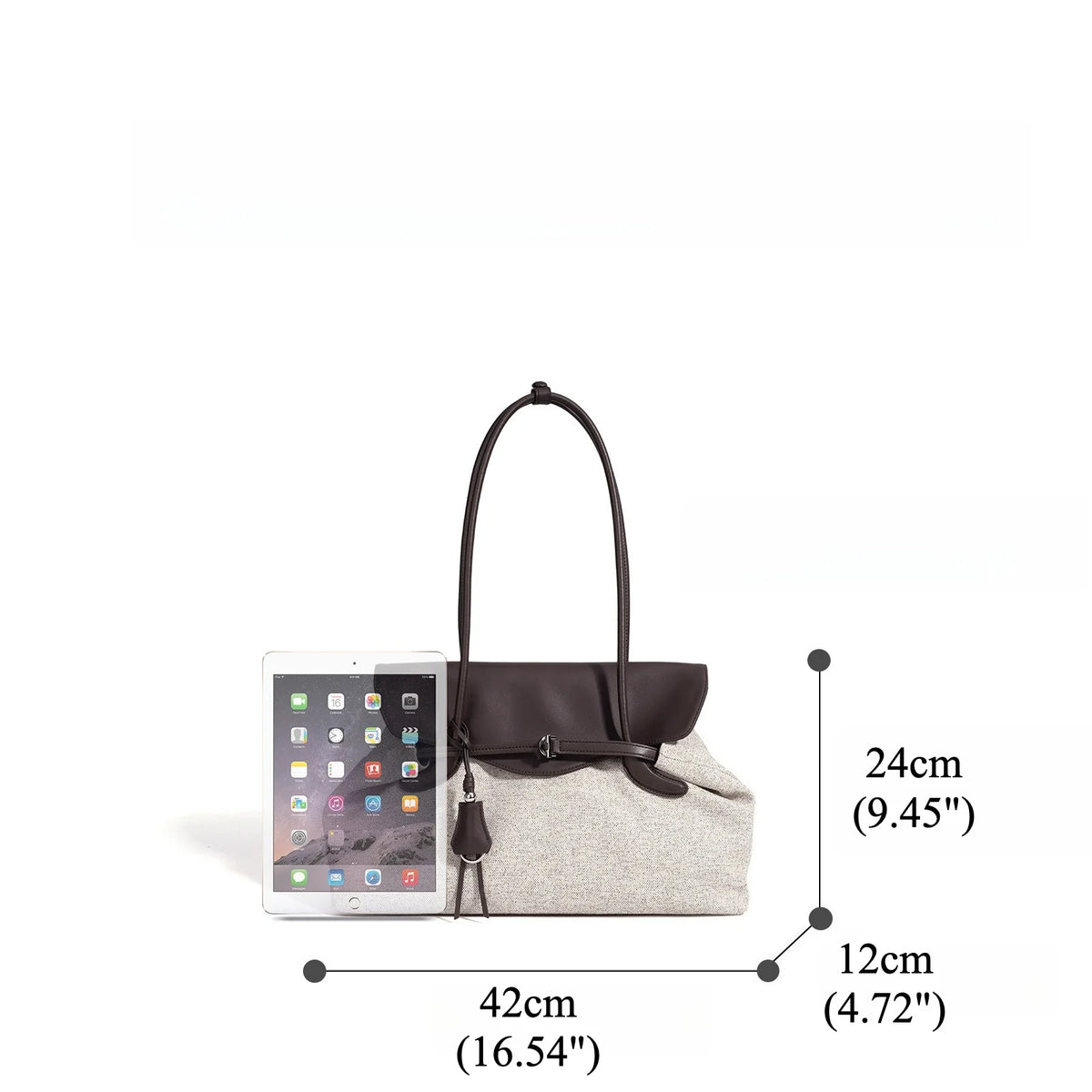 ÉLAN CANVAS SHOULDER BAG