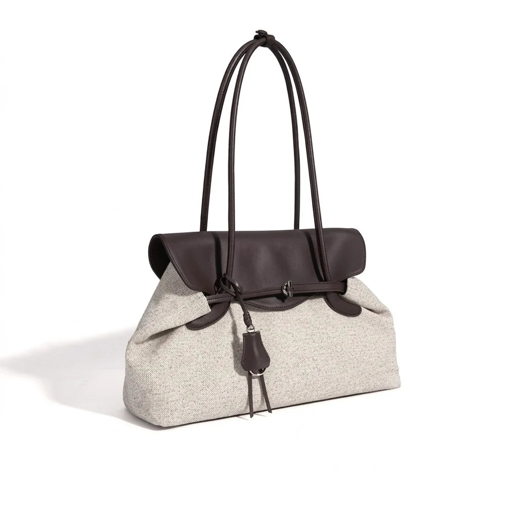 ÉLAN CANVAS SHOULDER BAG