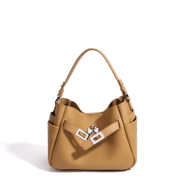 MIRA LEATHER BUCKET BAG