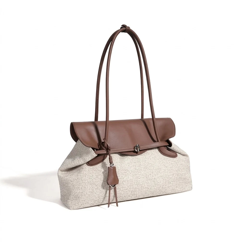ÉLAN CANVAS SHOULDER BAG