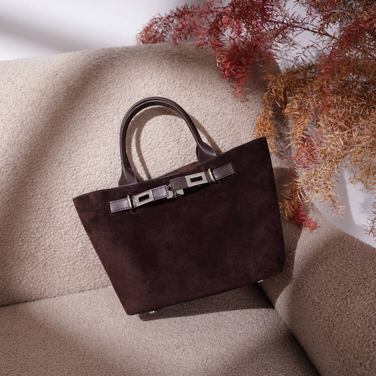 VALEN SUEDE TOTE