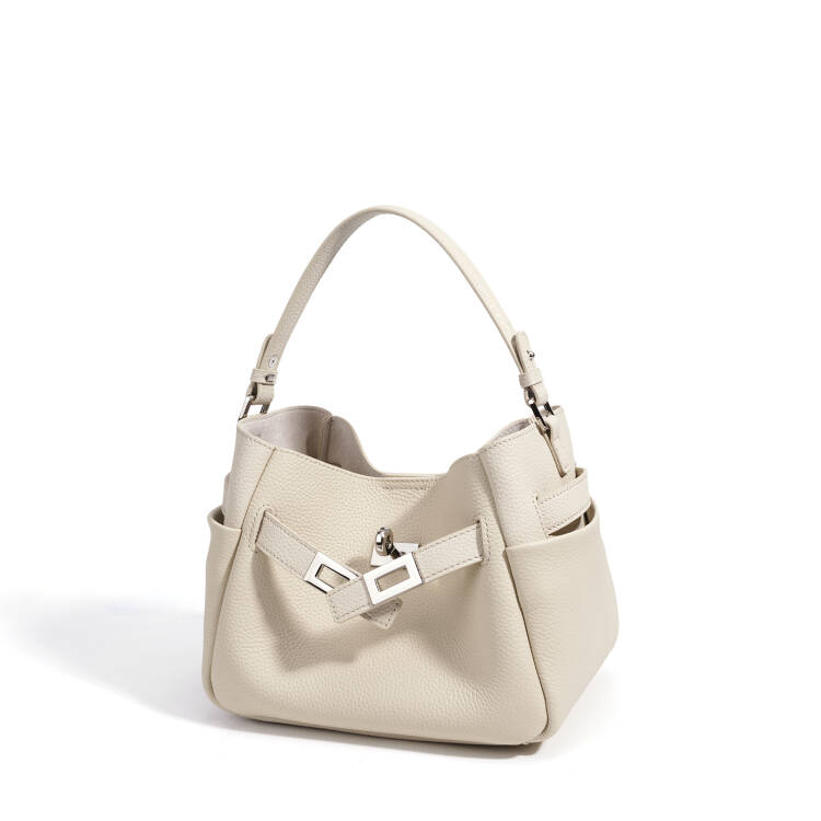 MIRA LEATHER BUCKET BAG