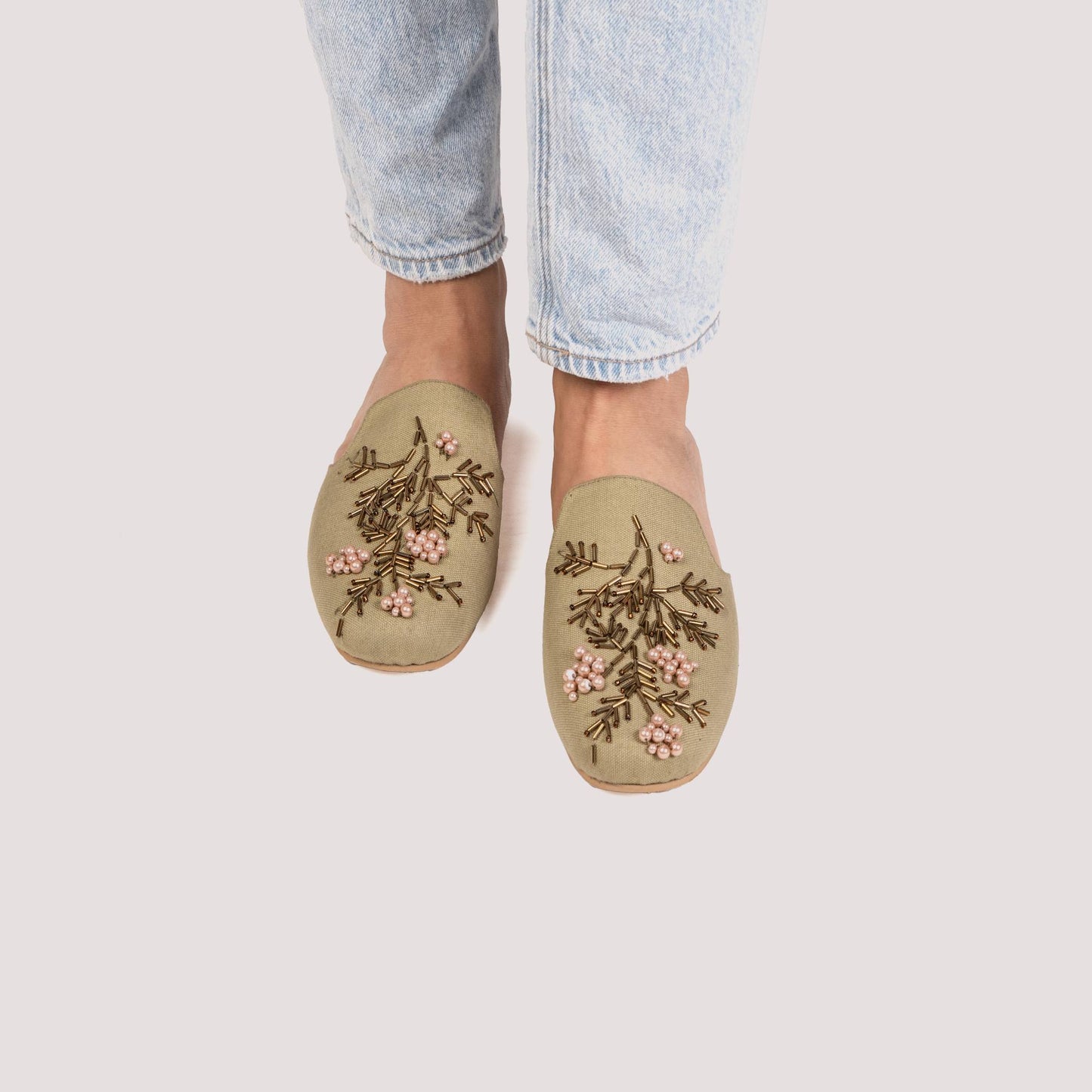 Blossom Flat Mule