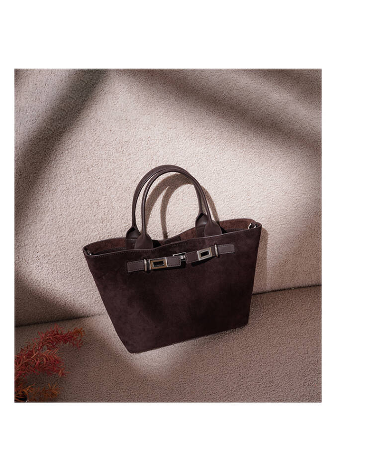 VALEN SUEDE TOTE