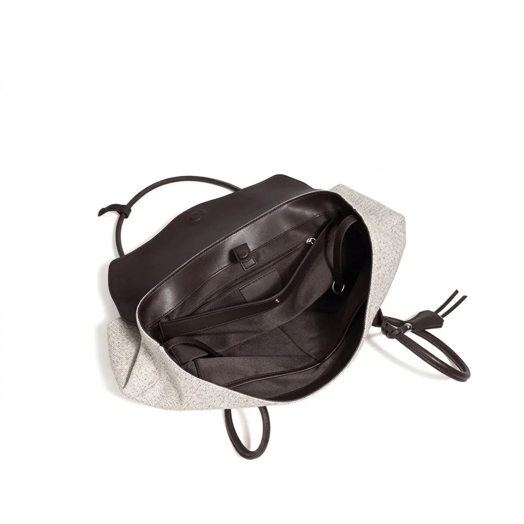 ÉLAN CANVAS SHOULDER BAG