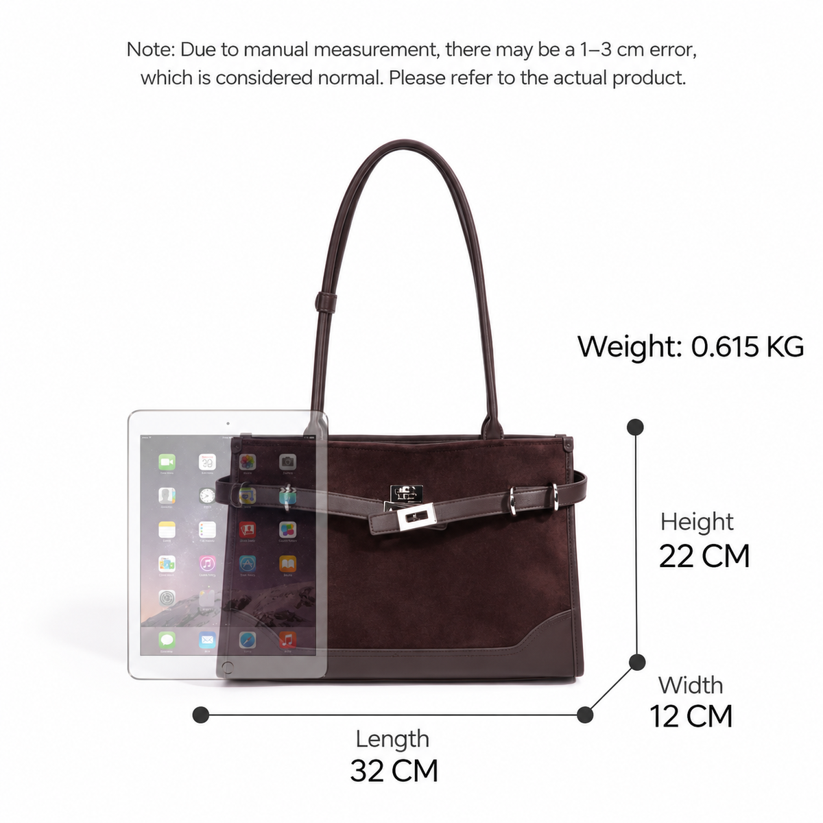 SABLE SUEDE LEATHER TOTE