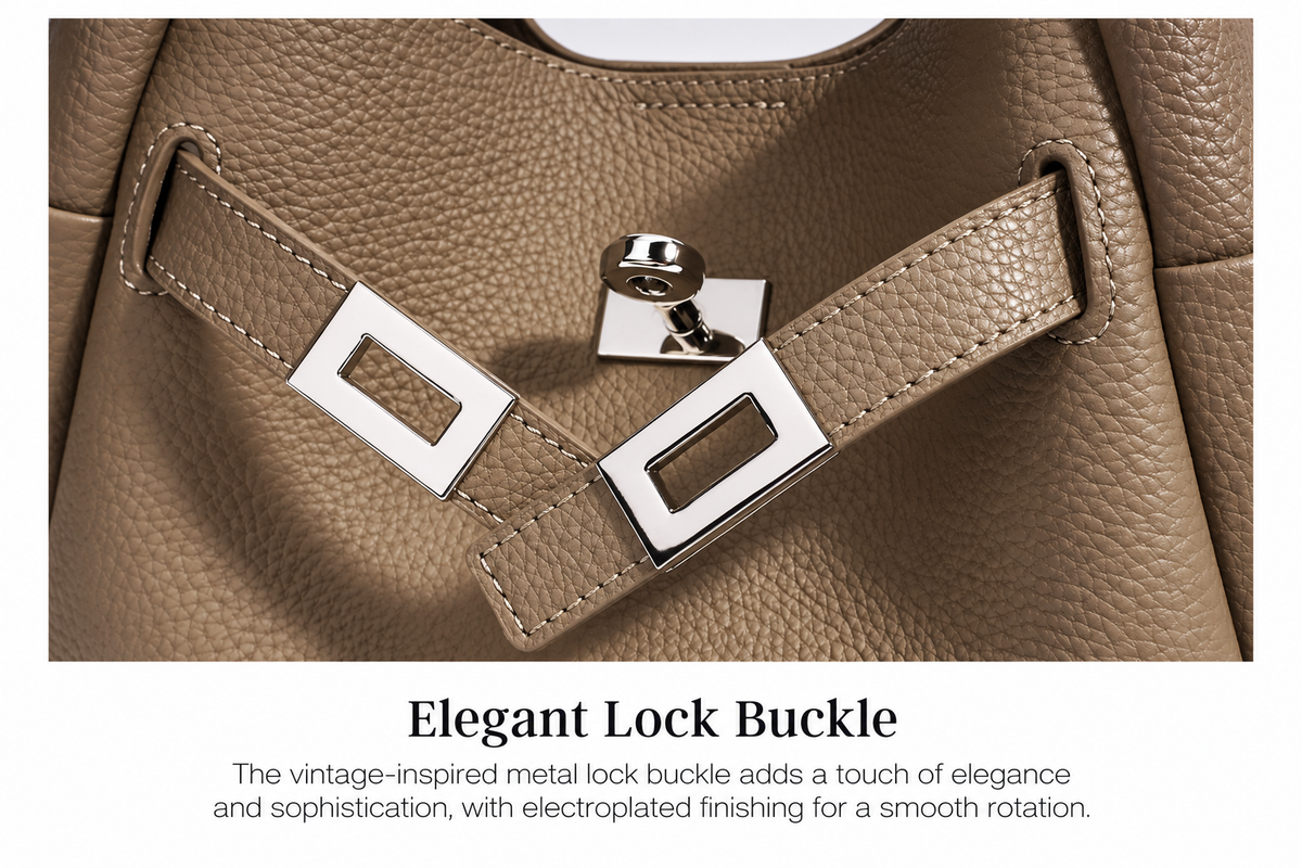 MIRA LEATHER BUCKET BAG