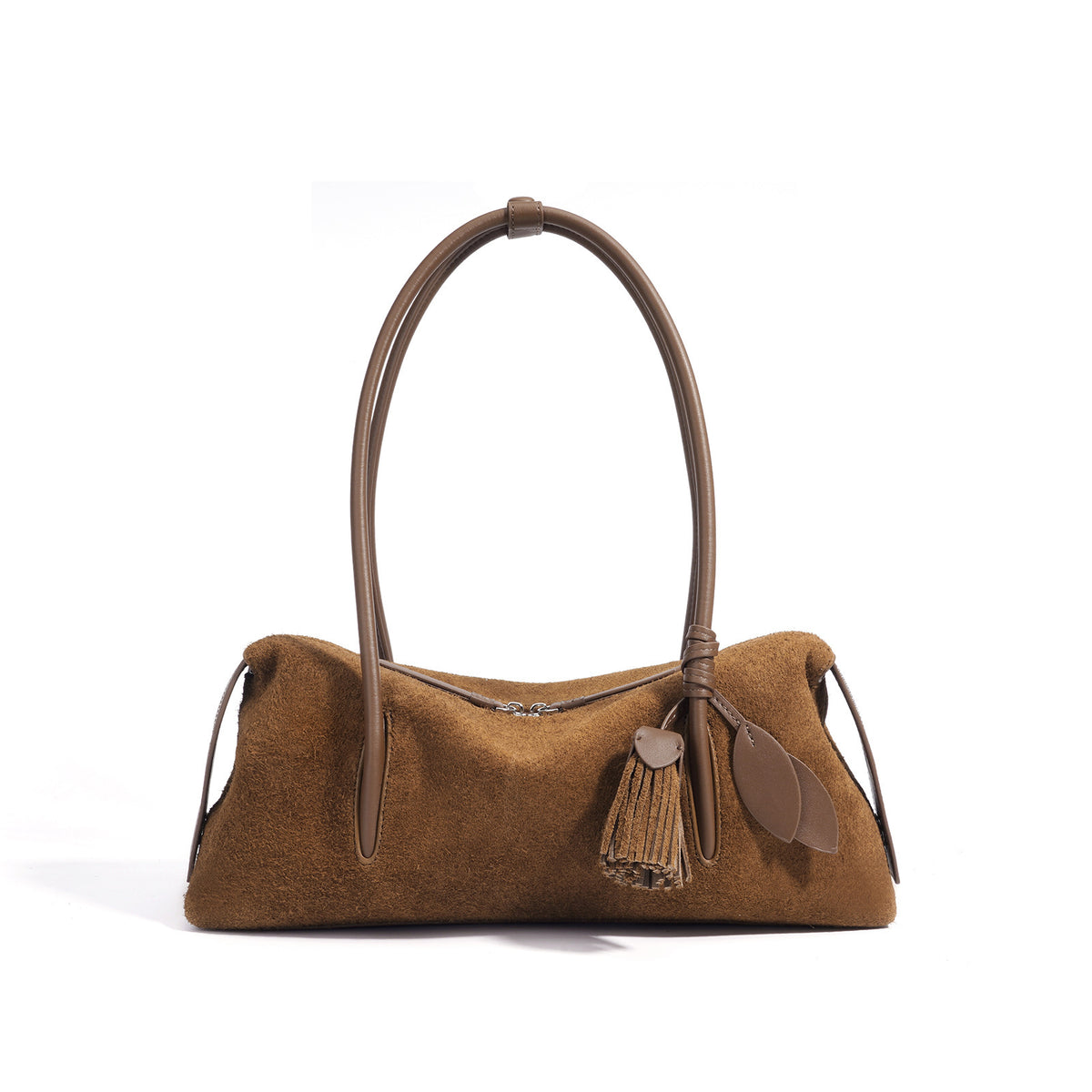 NOLA MATTE LEATHER SHOULDER BAG