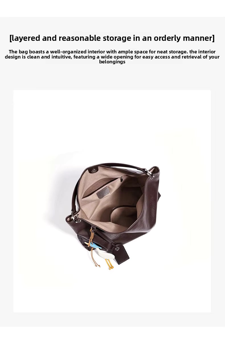 DUCKIE LEATHER HOBO BAG