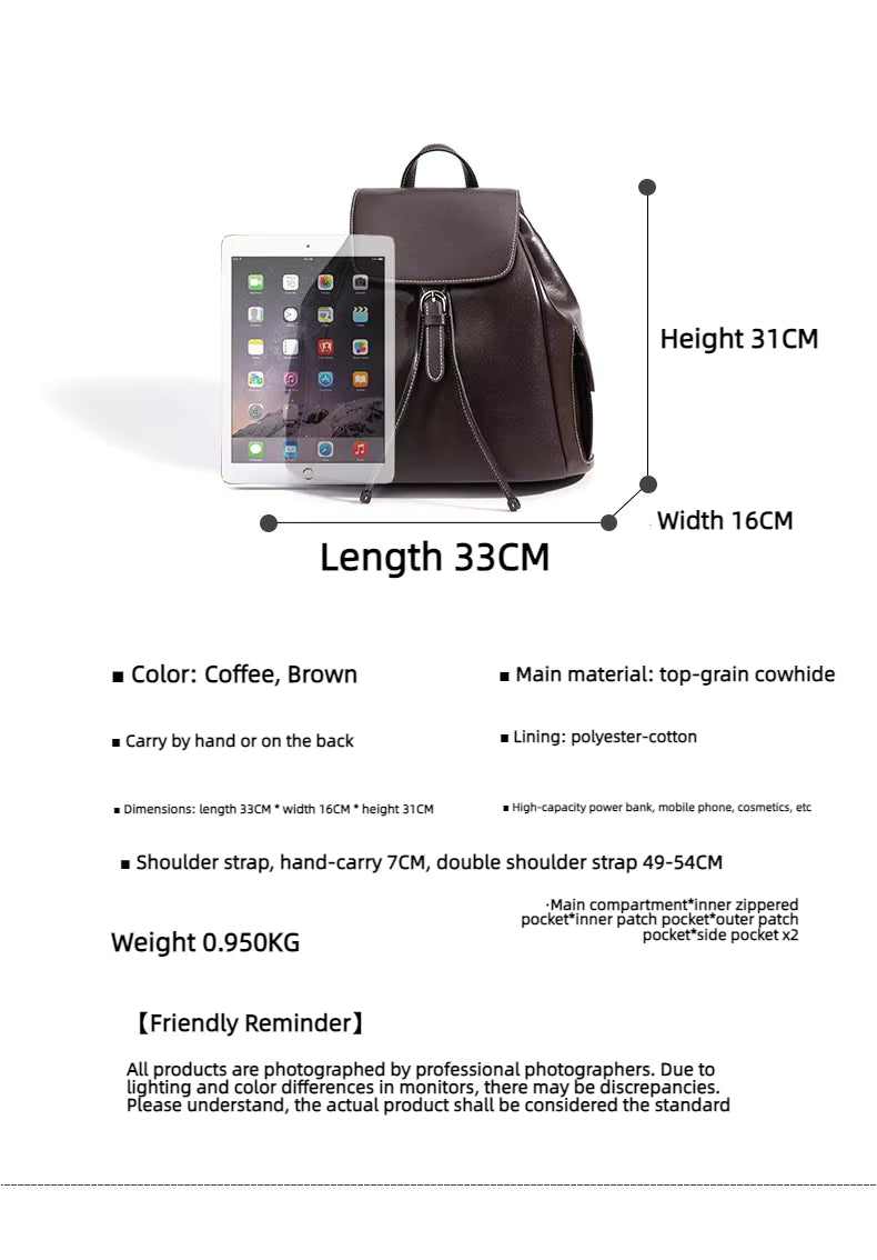 NOVA LEATHER BACKPACK