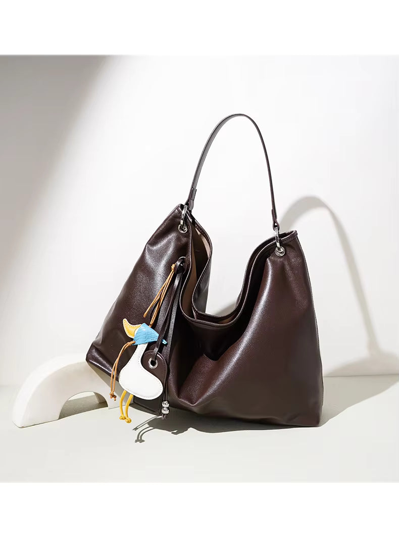 DUCKIE LEATHER HOBO BAG