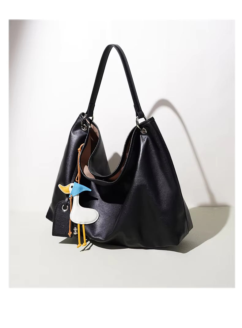 DUCKIE LEATHER HOBO BAG