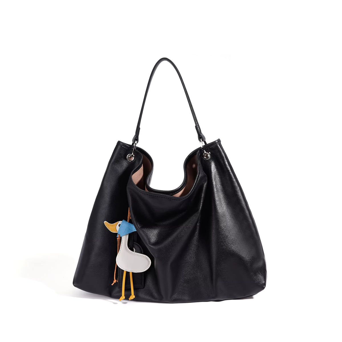 DUCKIE LEATHER HOBO BAG