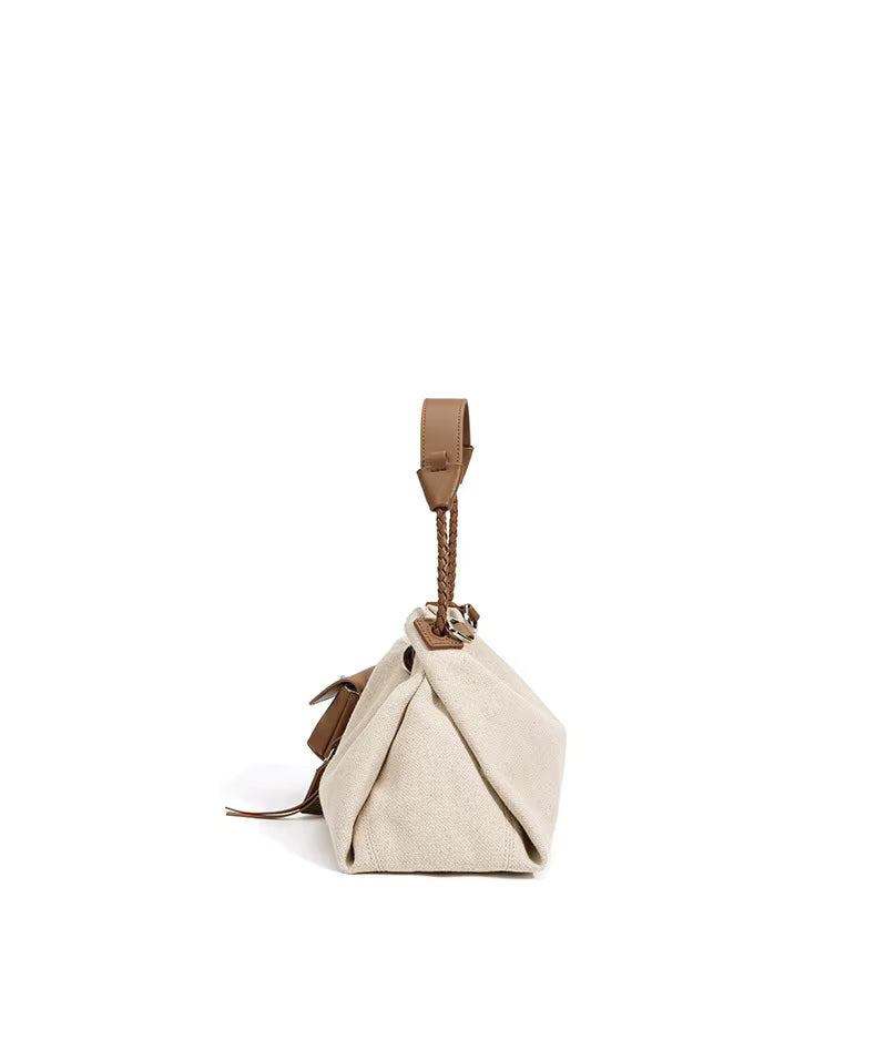 ALBA LINEN BUCKET BAG