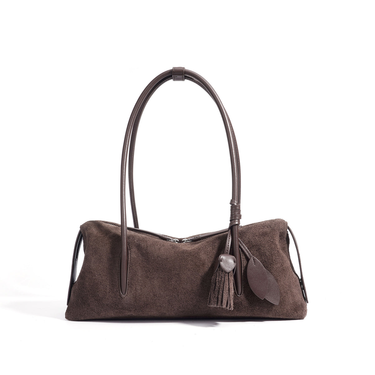 NOLA MATTE LEATHER SHOULDER BAG
