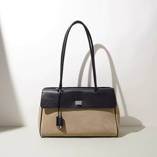 VERA SUEDE SHOULDER BAG