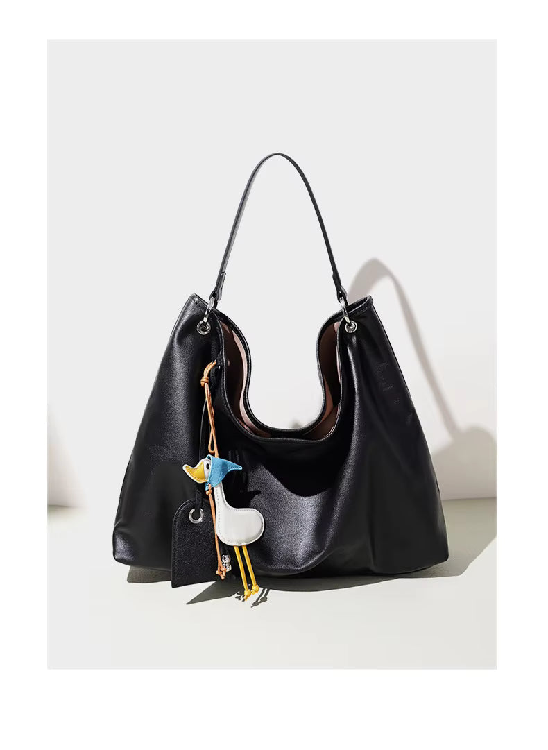 DUCKIE LEATHER HOBO BAG