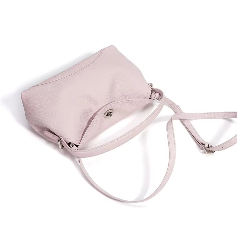 LIVIA LEATHER SHOULDER BAG