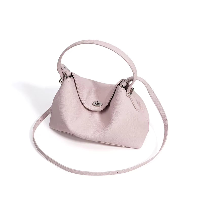 LIVIA LEATHER SHOULDER BAG