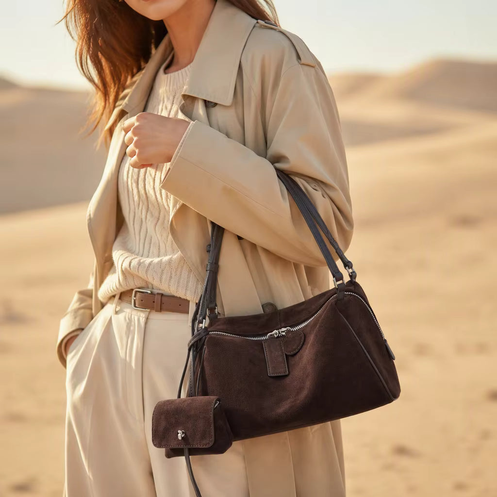 SOFIA SUEDE HOBO BAG