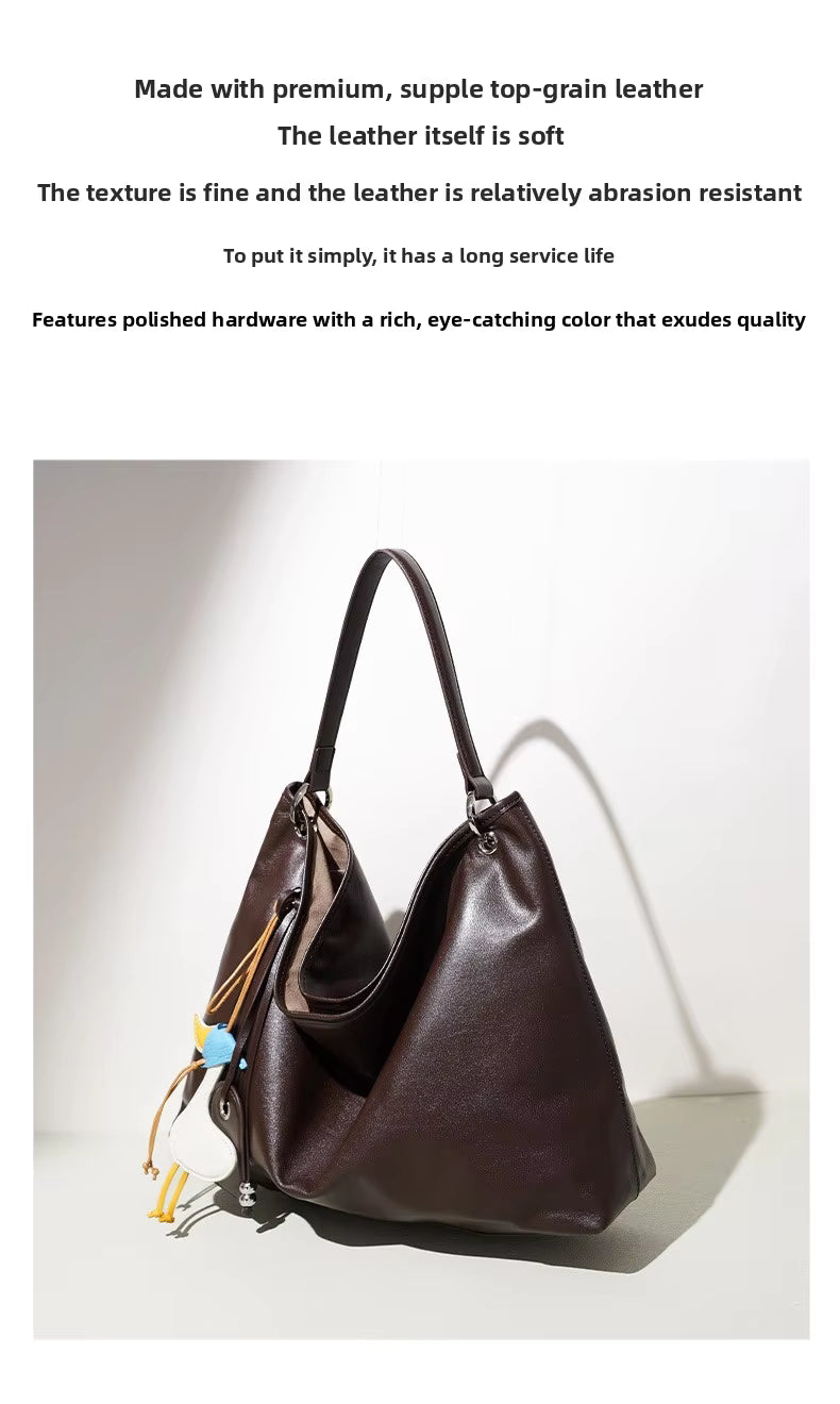 DUCKIE LEATHER HOBO BAG