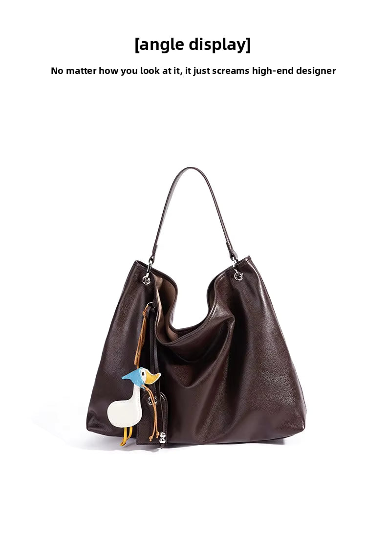DUCKIE LEATHER HOBO BAG