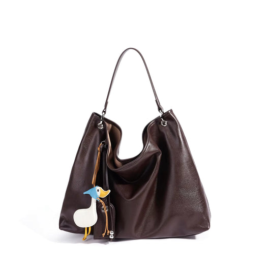 DUCKIE LEATHER HOBO BAG