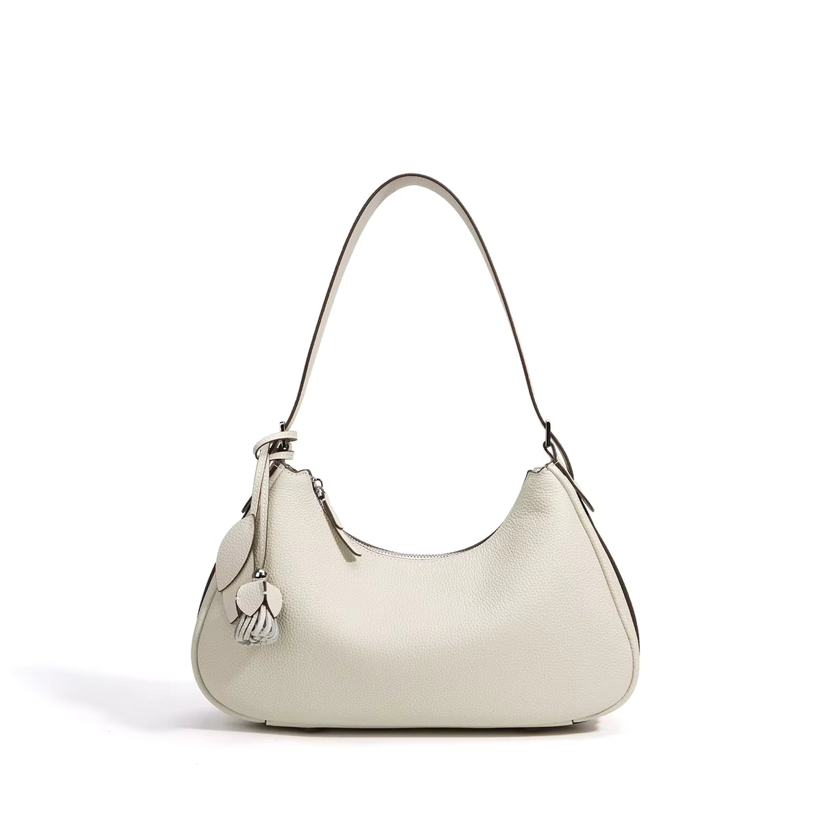 FLEUR LEATHER SHOULDER BAG