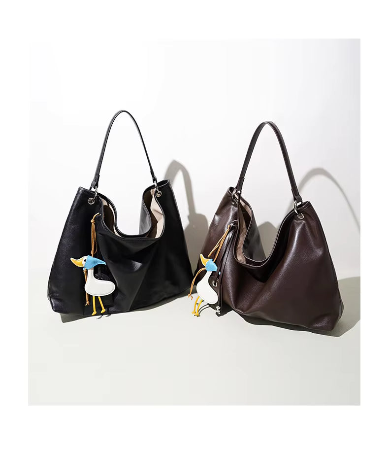 DUCKIE LEATHER HOBO BAG