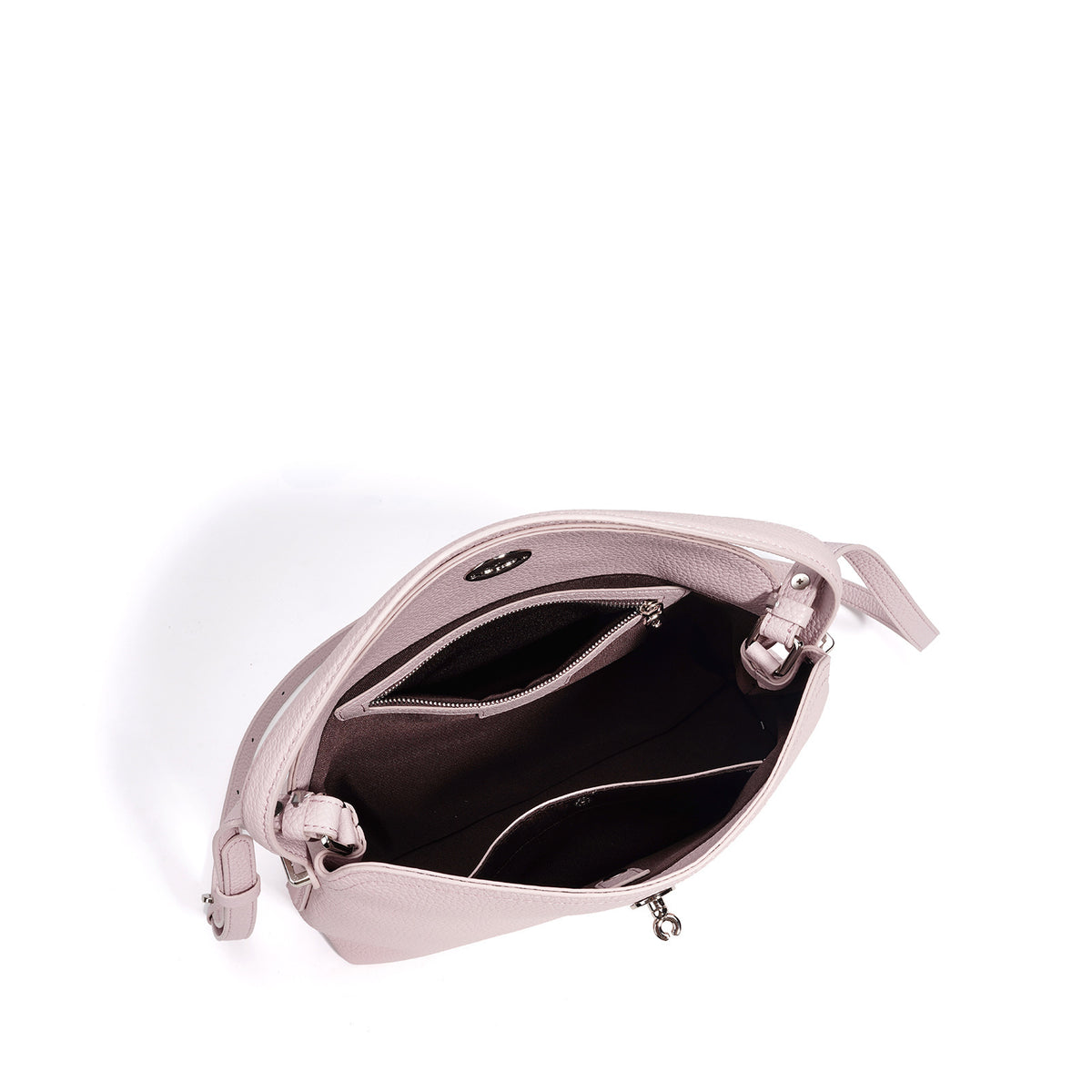 LIVIA LEATHER SHOULDER BAG
