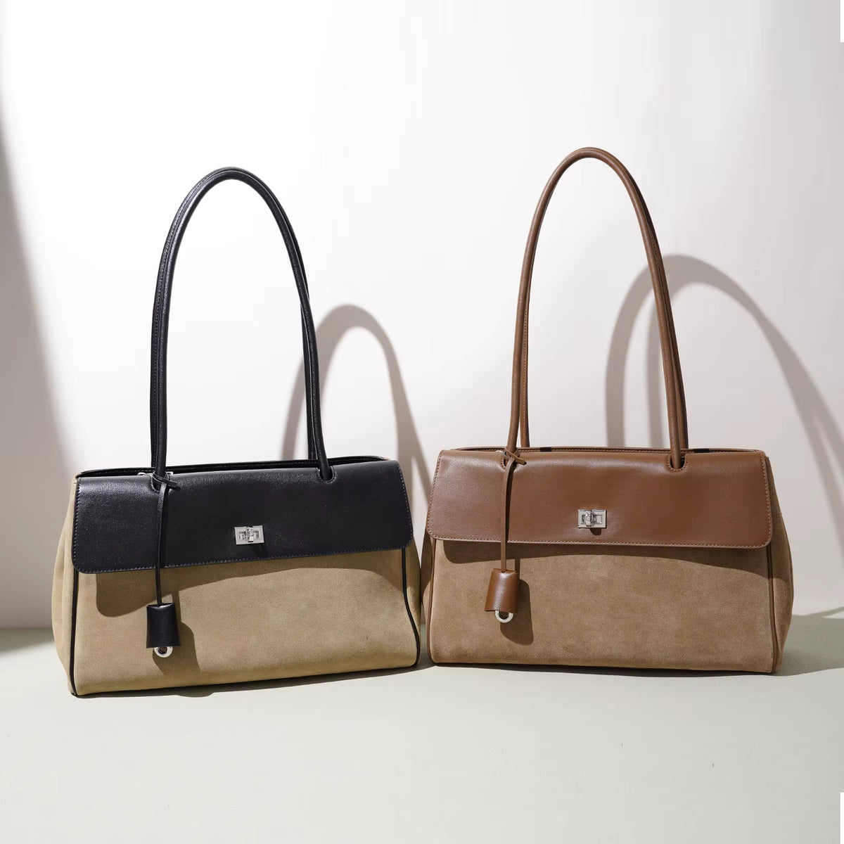 VERA SUEDE SHOULDER BAG