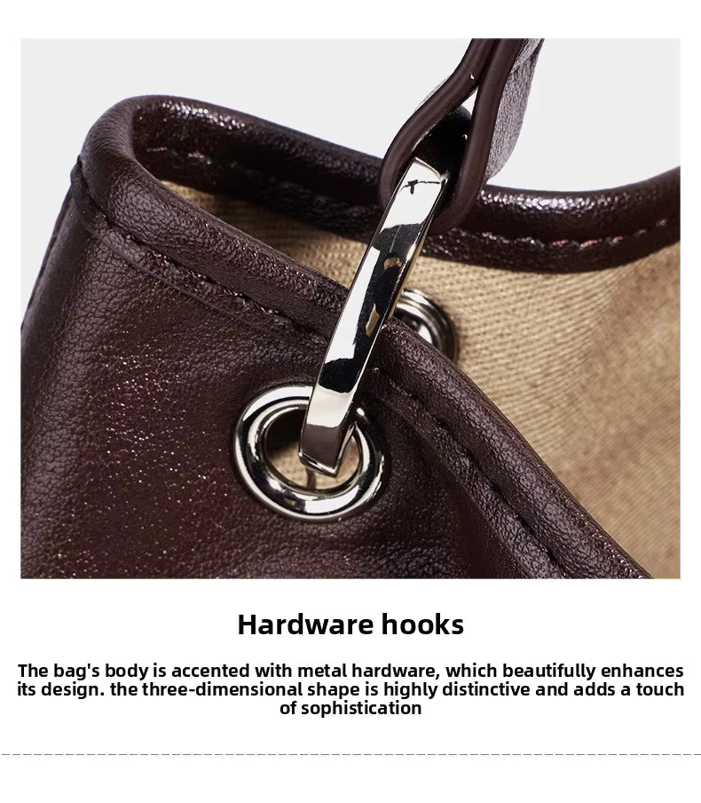 DUCKIE LEATHER HOBO BAG