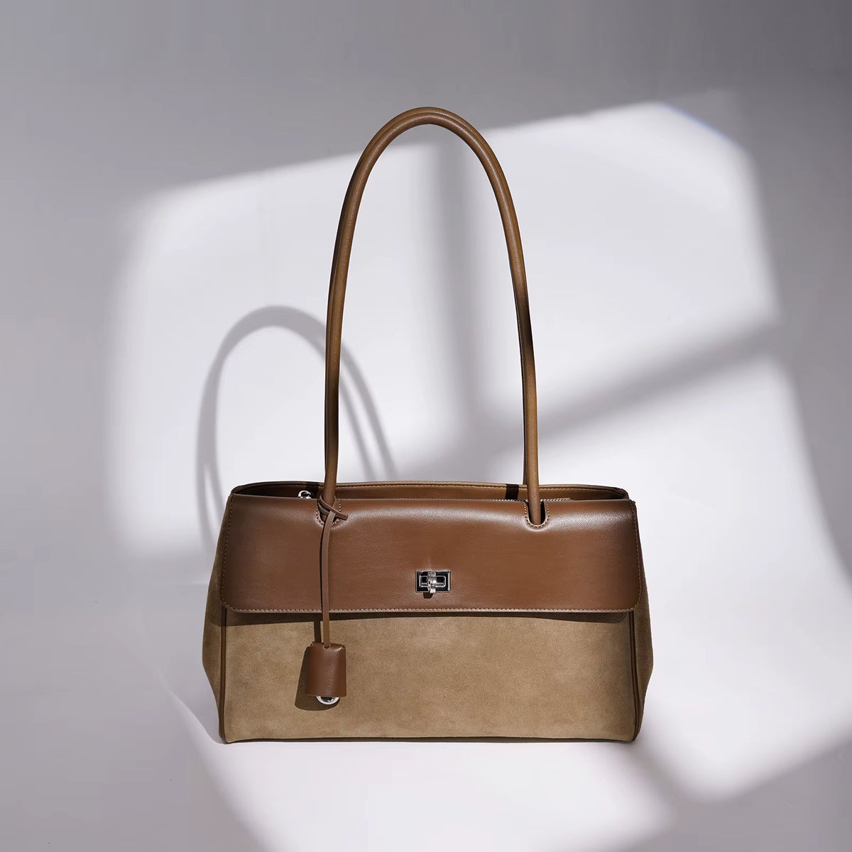 VERA SUEDE SHOULDER BAG
