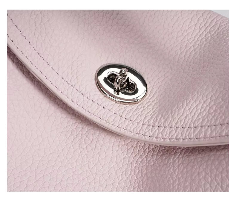 LIVIA LEATHER SHOULDER BAG
