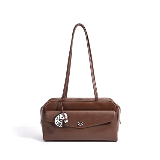 ROMA LEATHER SHOULDER BAG