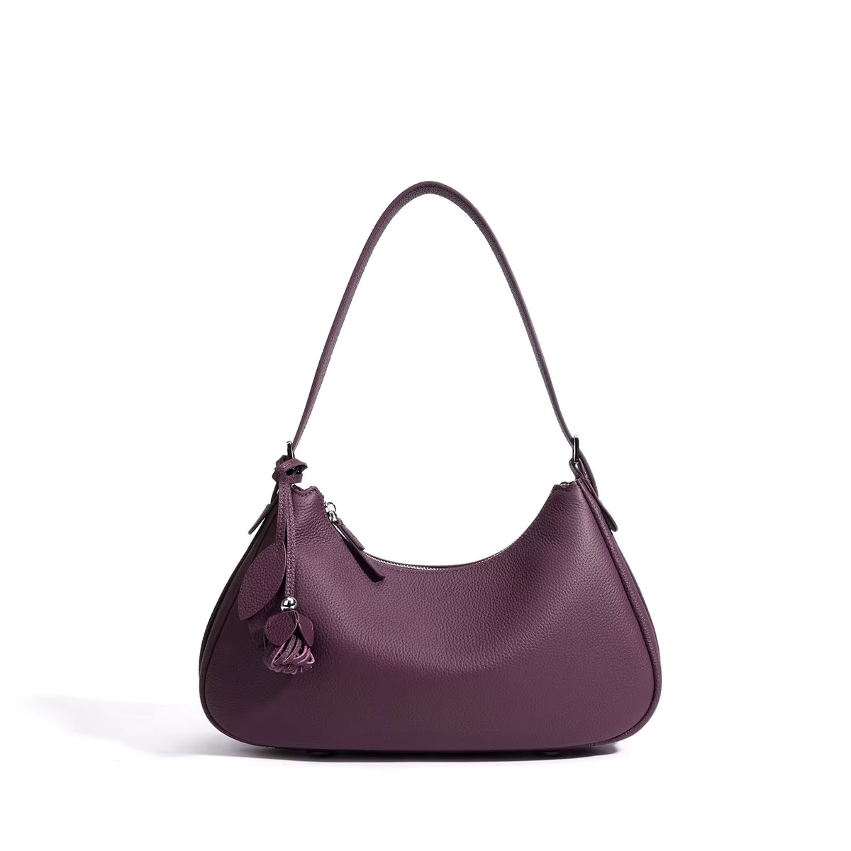 FLEUR LEATHER SHOULDER BAG