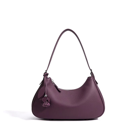 FLEUR LEATHER SHOULDER BAG