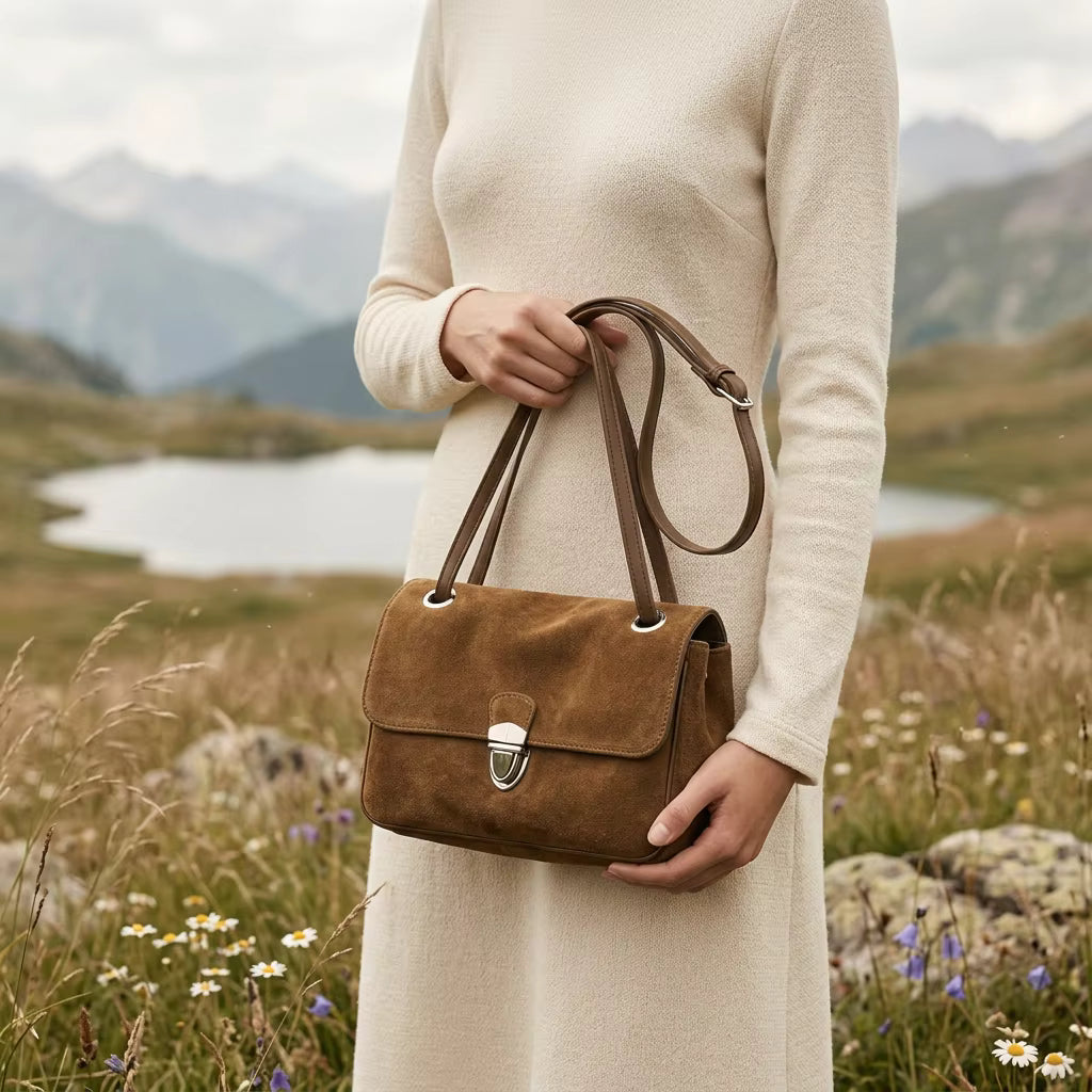 LUNA MINI SUEDE BAG
