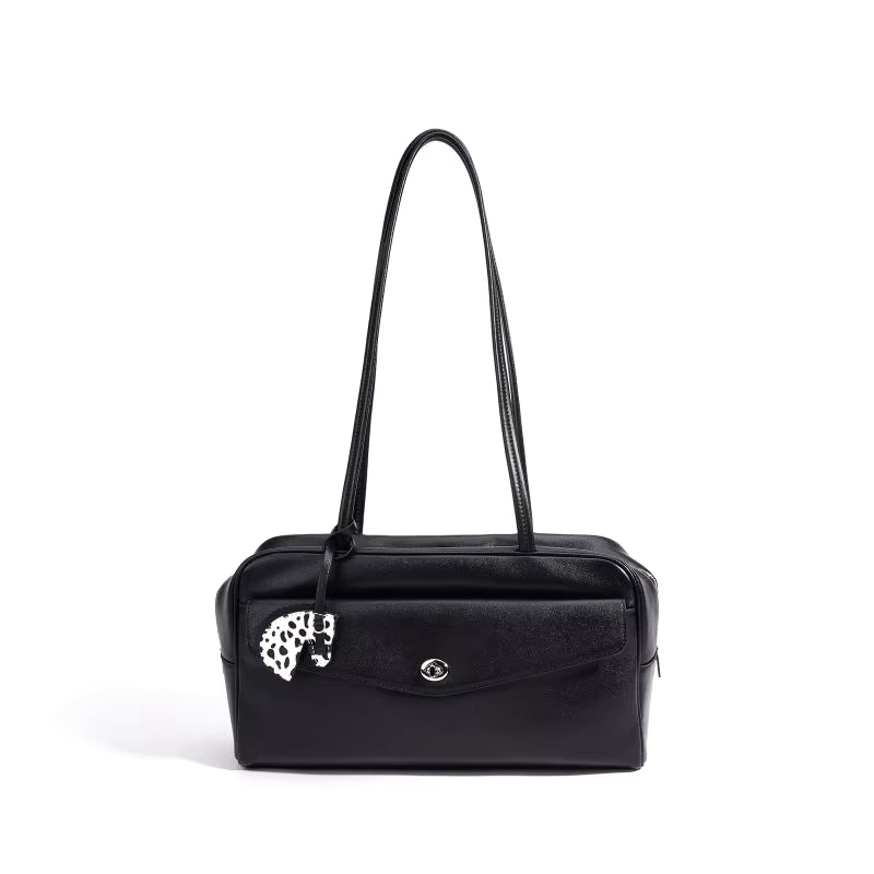 ROMA LEATHER SHOULDER BAG