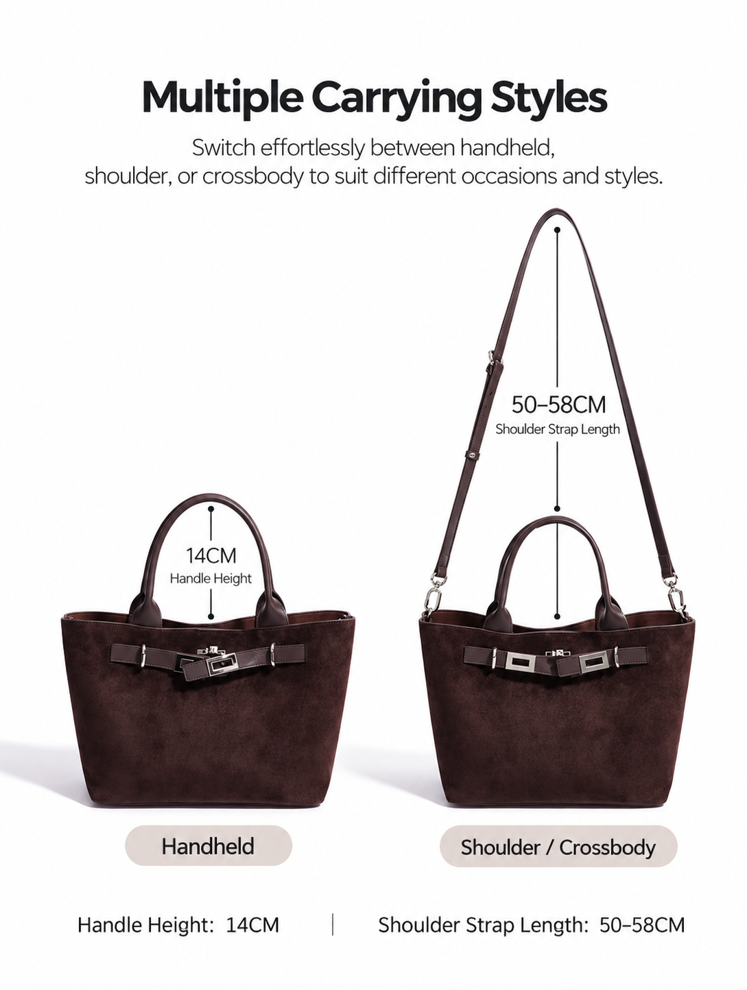 VALEN SUEDE TOTE