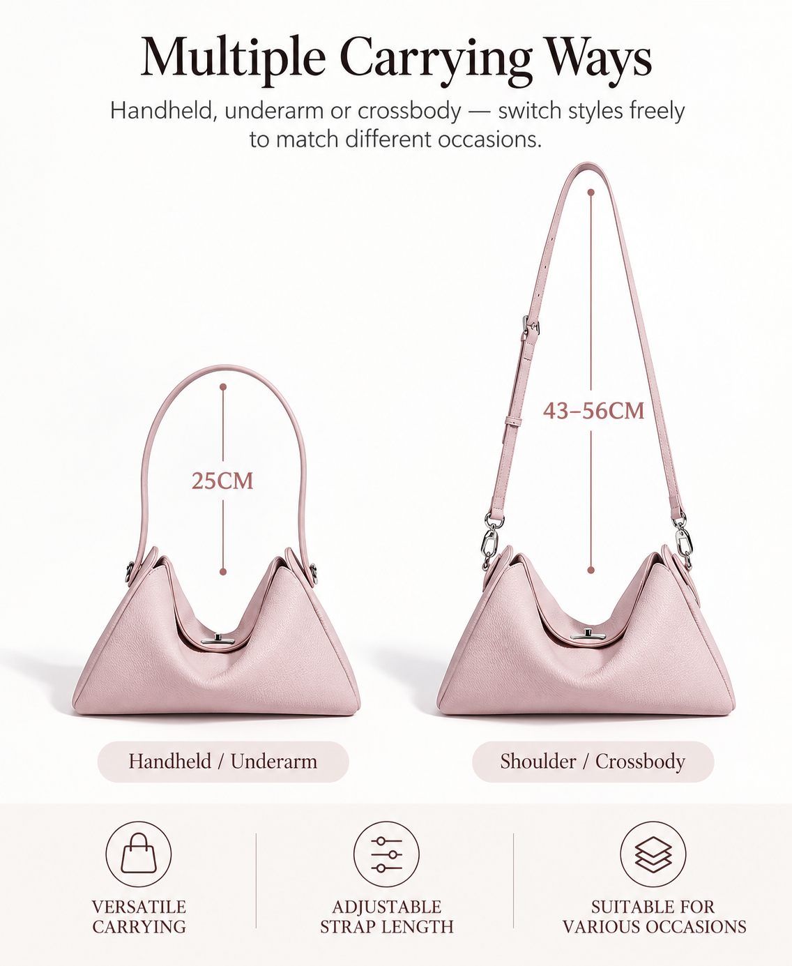 NOA LEATHER SHOULDER BAG
