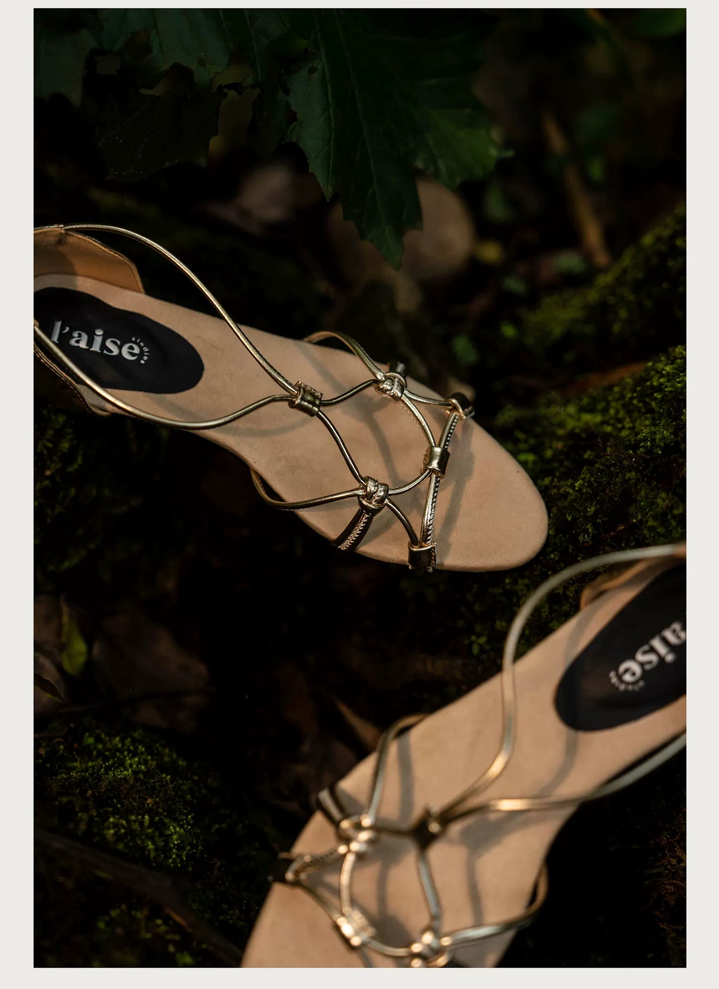 Lace-Up Hollow Design Vintage Weave Roman Sandals, Women’s Flat Heels