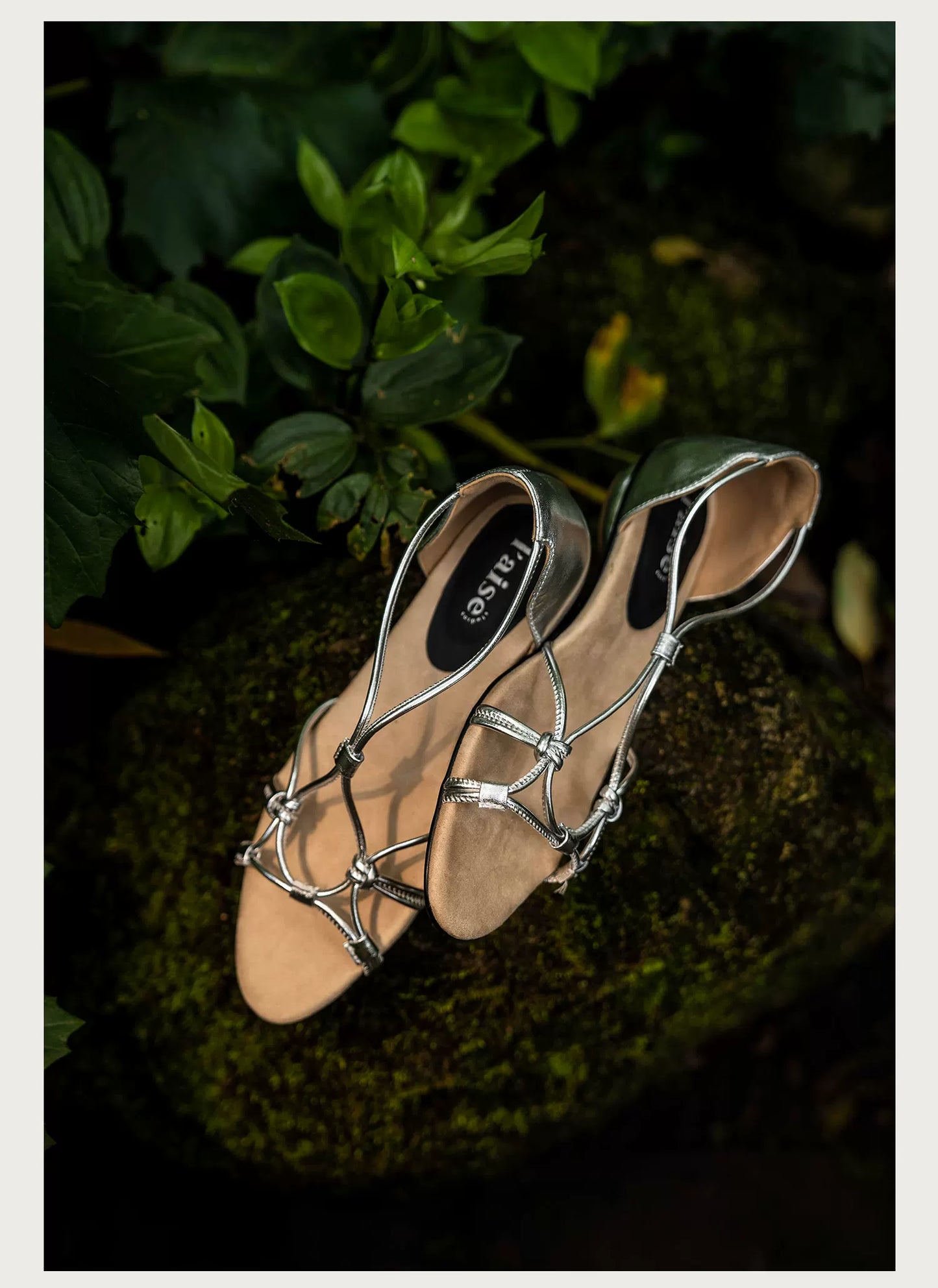 Lace-Up Hollow Design Vintage Weave Roman Sandals, Women’s Flat Heels