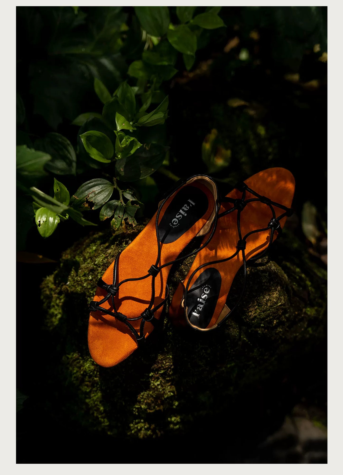 Lace-Up Hollow Design Vintage Weave Roman Sandals, Women’s Flat Heels