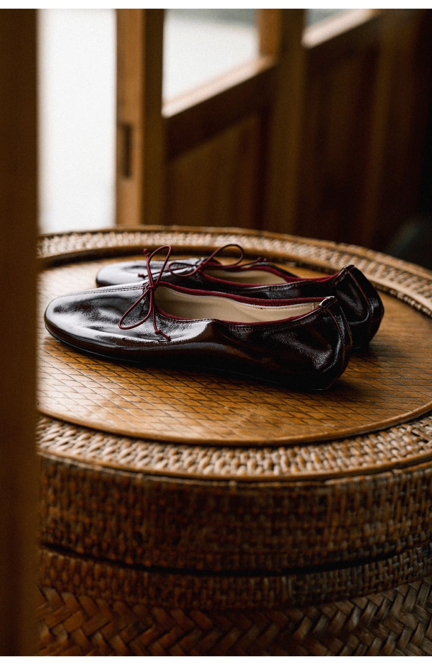L’aises Sheepskin Leather Ballet Flats, Soft Sole, Flat Shoes