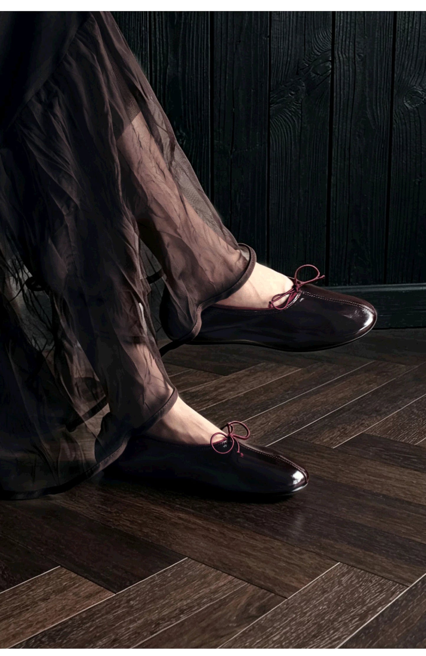 L’aises Sheepskin Leather Ballet Flats, Soft Sole, Flat Shoes