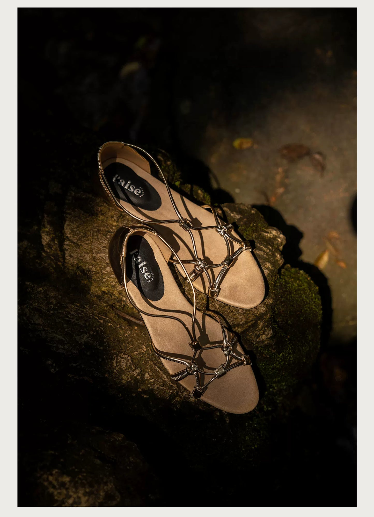 Lace-Up Hollow Design Vintage Weave Roman Sandals, Women’s Flat Heels