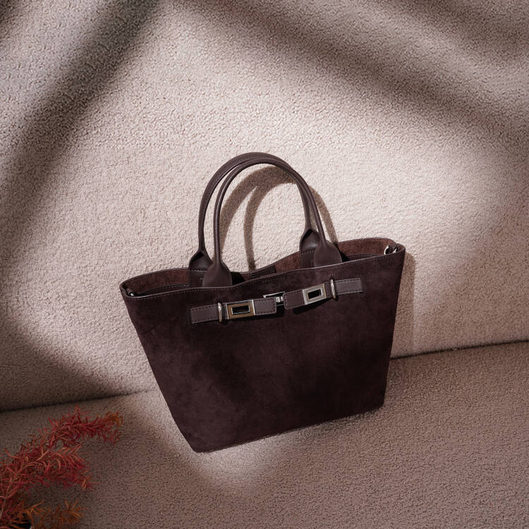 VALEN SUEDE TOTE