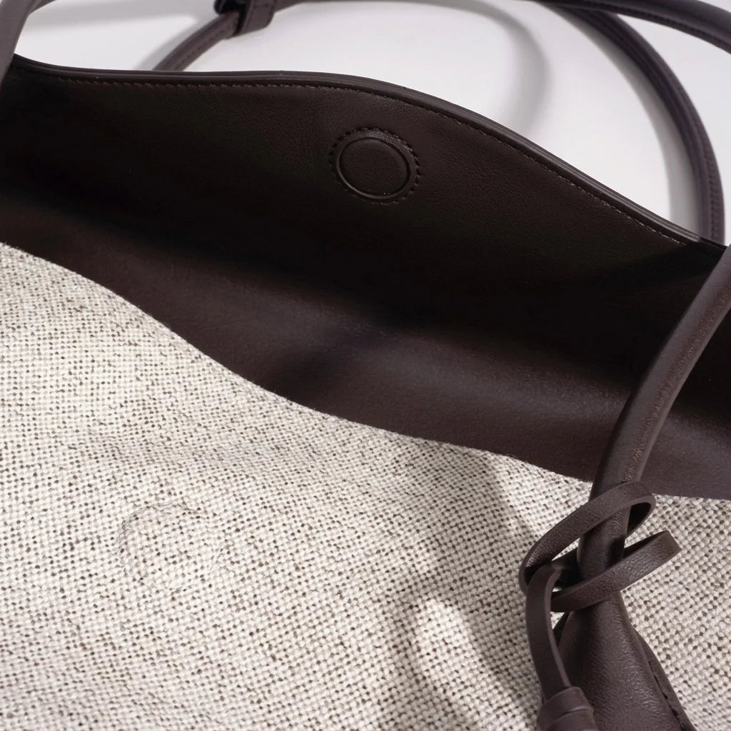 ÉLAN CANVAS SHOULDER BAG